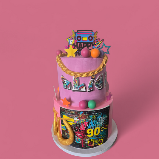 90's Cake Theme
