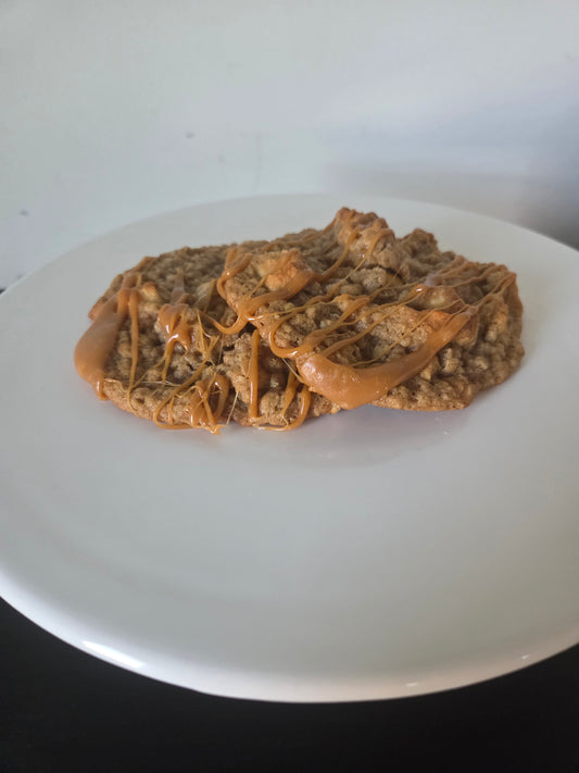 Caramel Apple Oatmeal Cookies