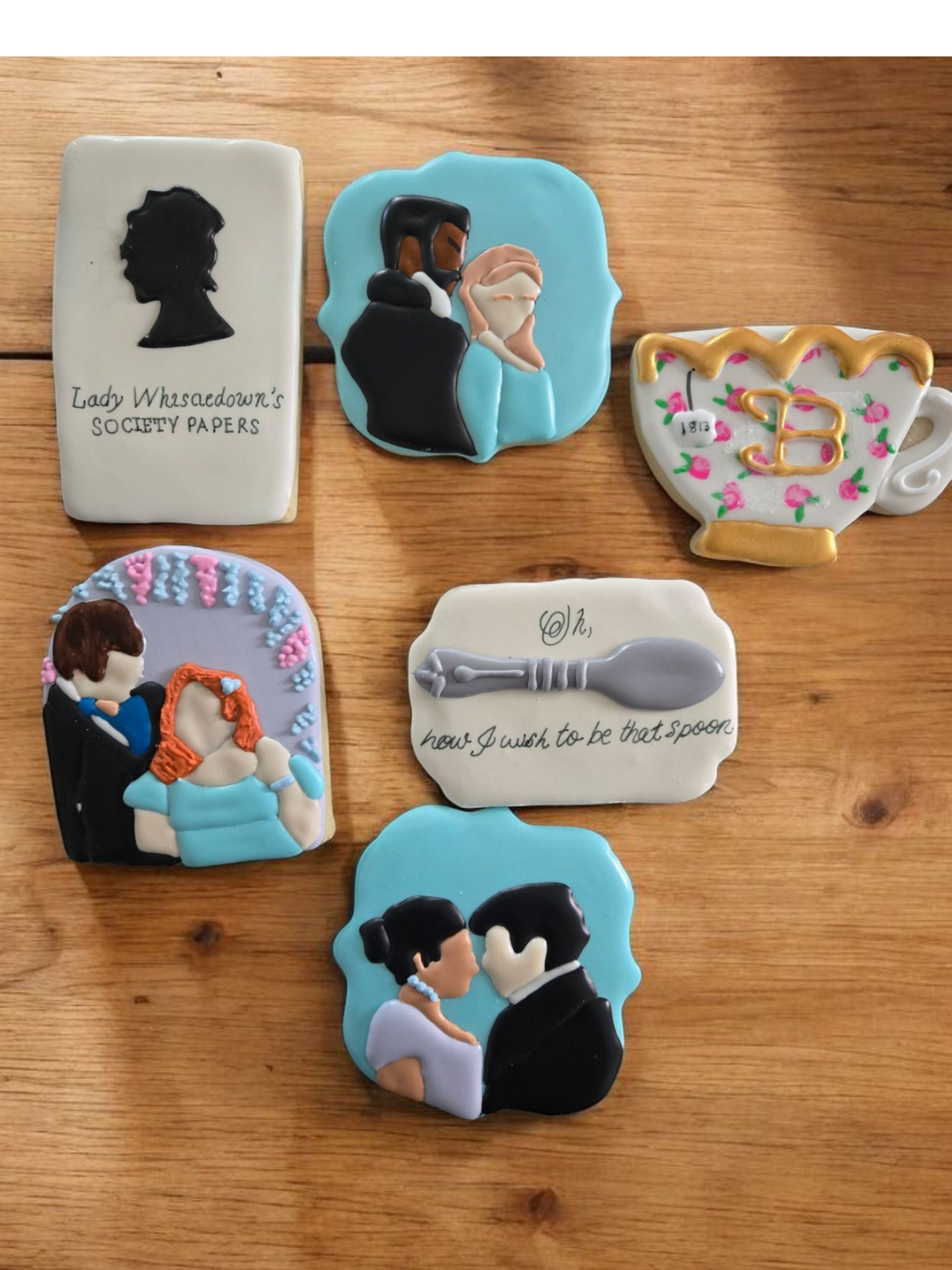 Bridgerton Decorative Sugar Cookies