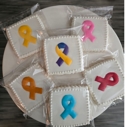 Cancer Awareness Decorative Cookies