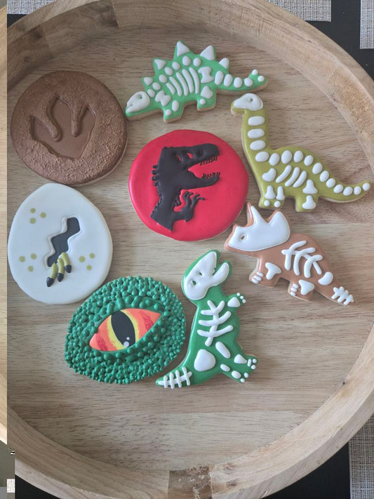 Jurassic Dinosaur Themed Cookies